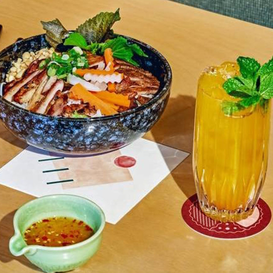 Vermicelli bowl at Co’M Cafe