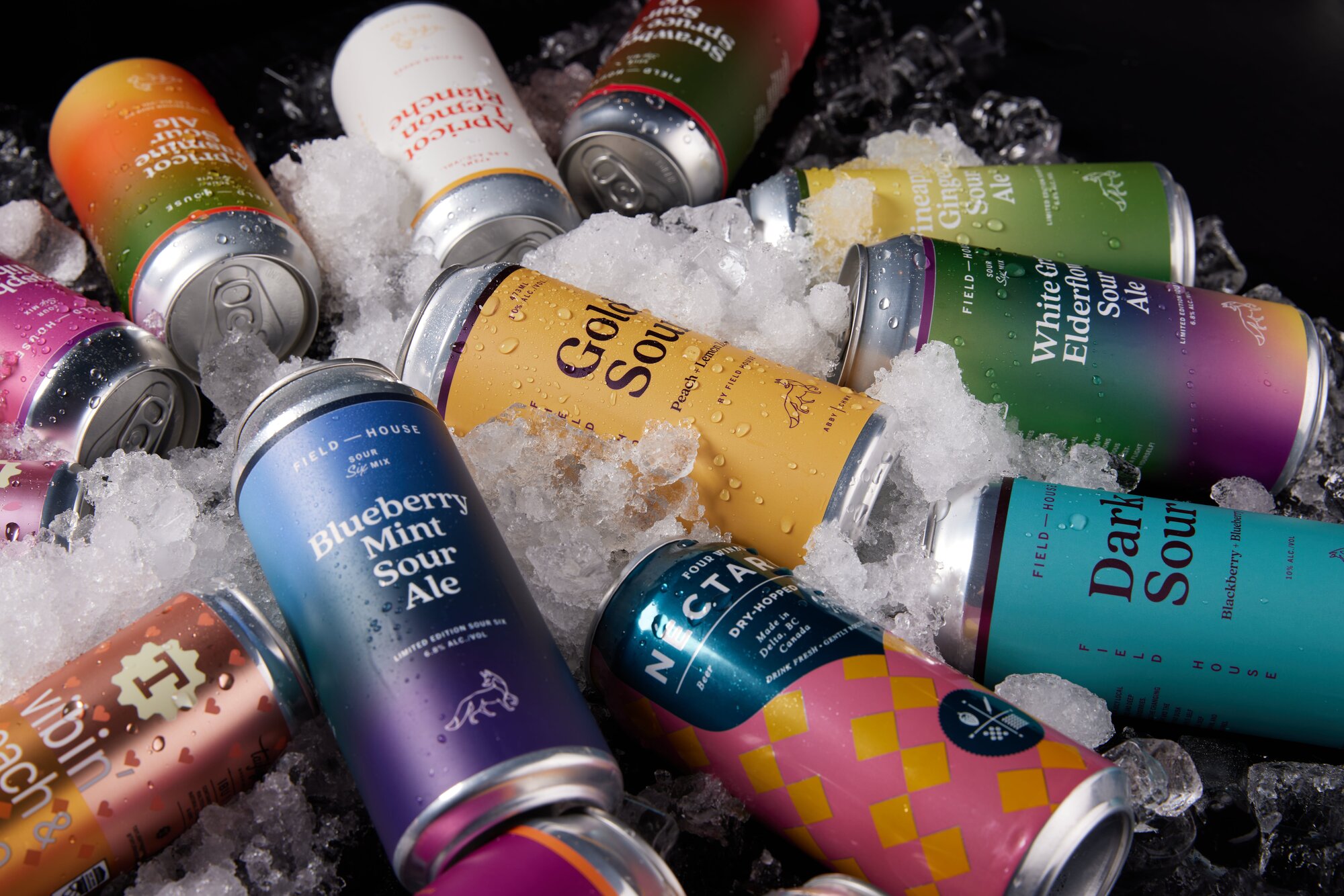 Spark’s selection of canned drinks